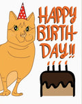 Harmony Art Shop Happy Birthday from Cheddar Card