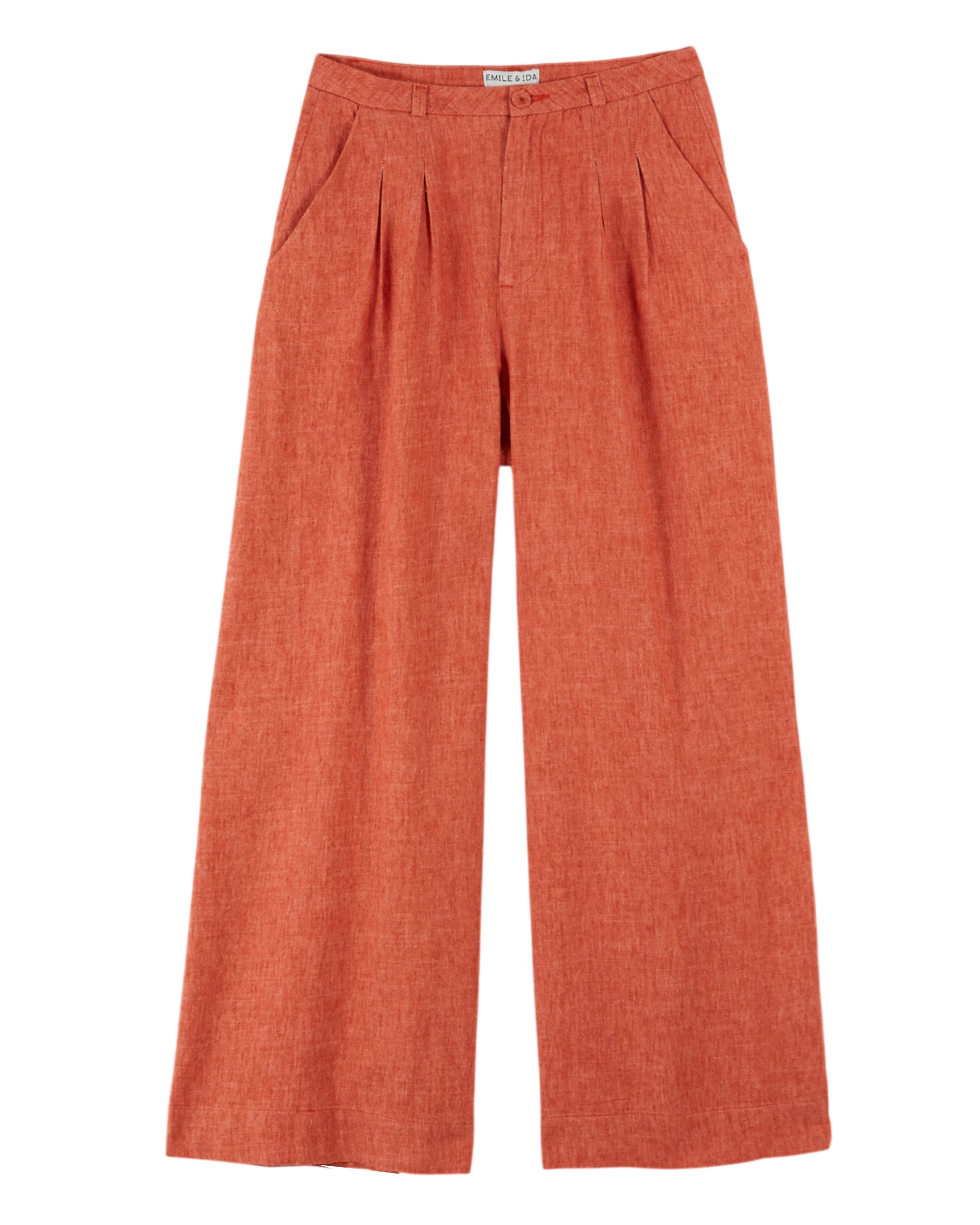 Emile & Ida Loose Fitting Cotton and Linen Pants
