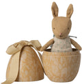 Maileg Easter Egg with Micro Rabbit, Cream Yellow