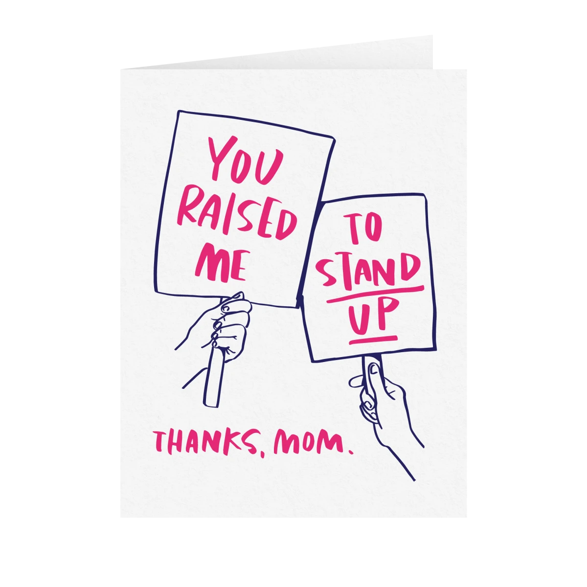 And Here We Are Stand Up Card