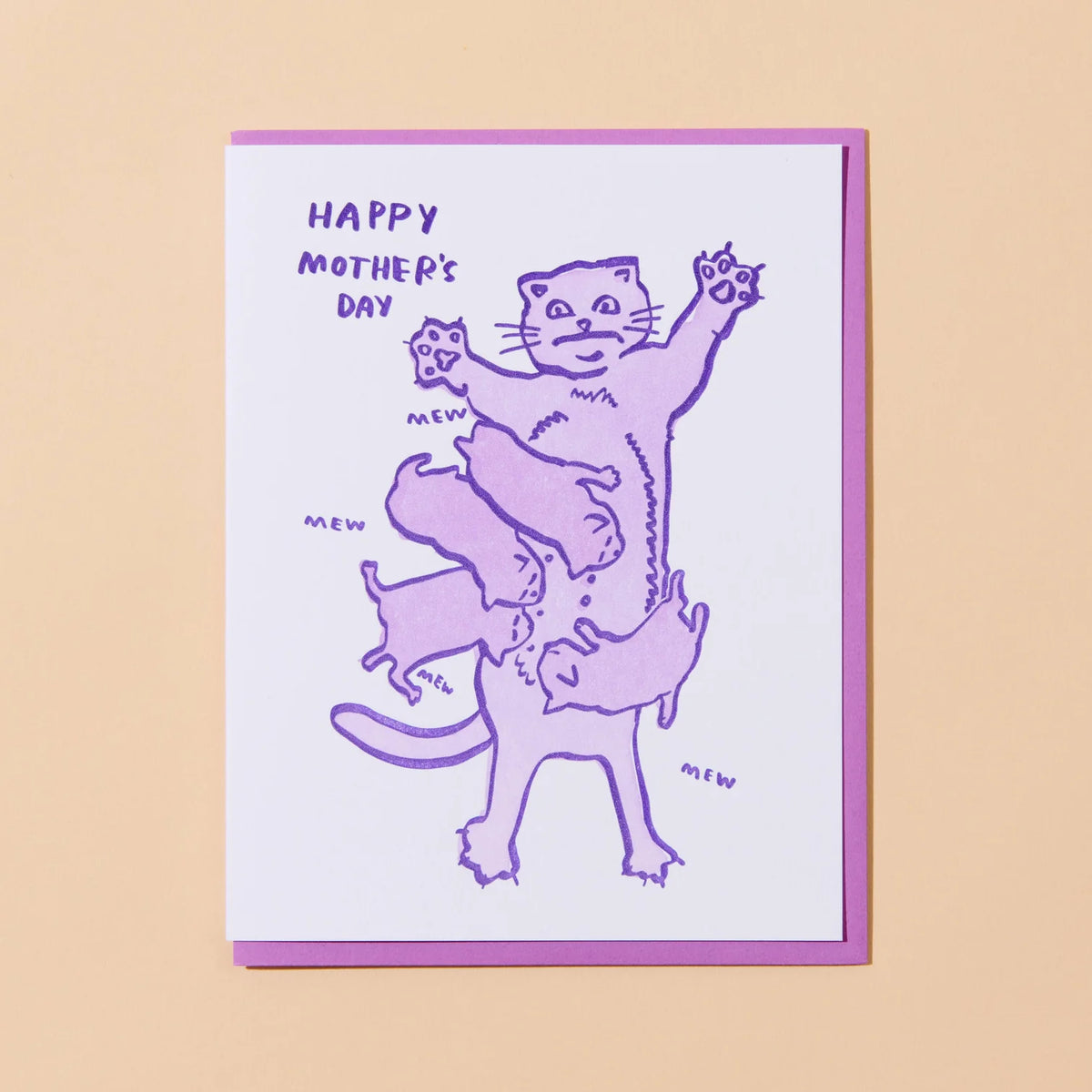 And Here We Are Overwhelmed Mom Card