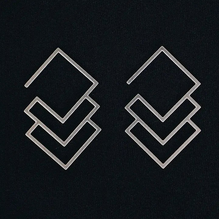 Angular Moment Maze Earrings