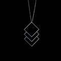 Angular Moment Maze Necklace