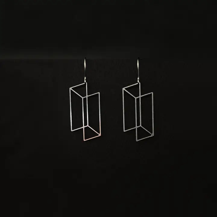 Angular Moment Two Planes Earrings