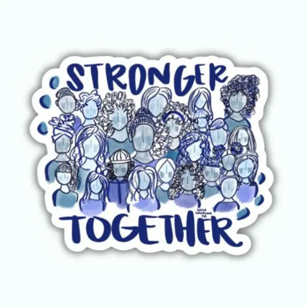 Anna Whitham Stronger Together Sticker