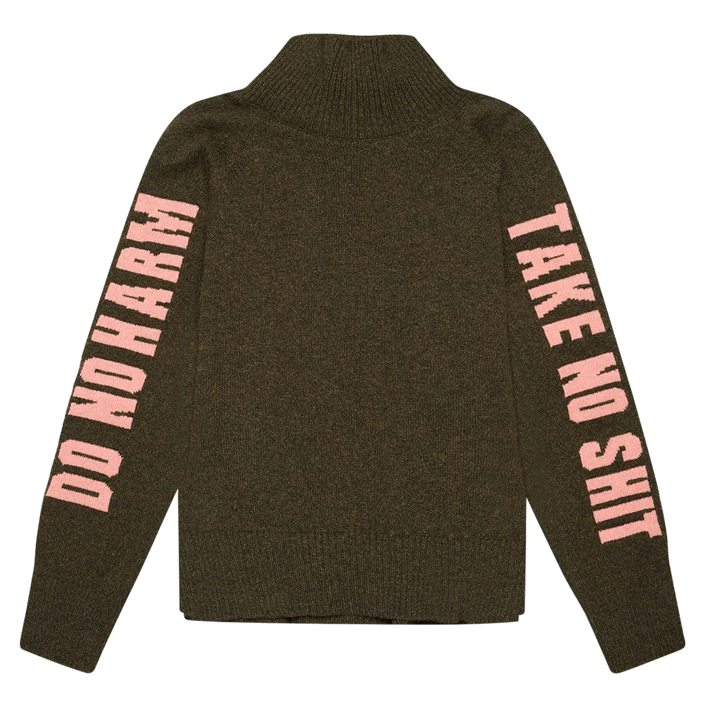 Black & Beech Do No Harm Take No Shit Sweater
