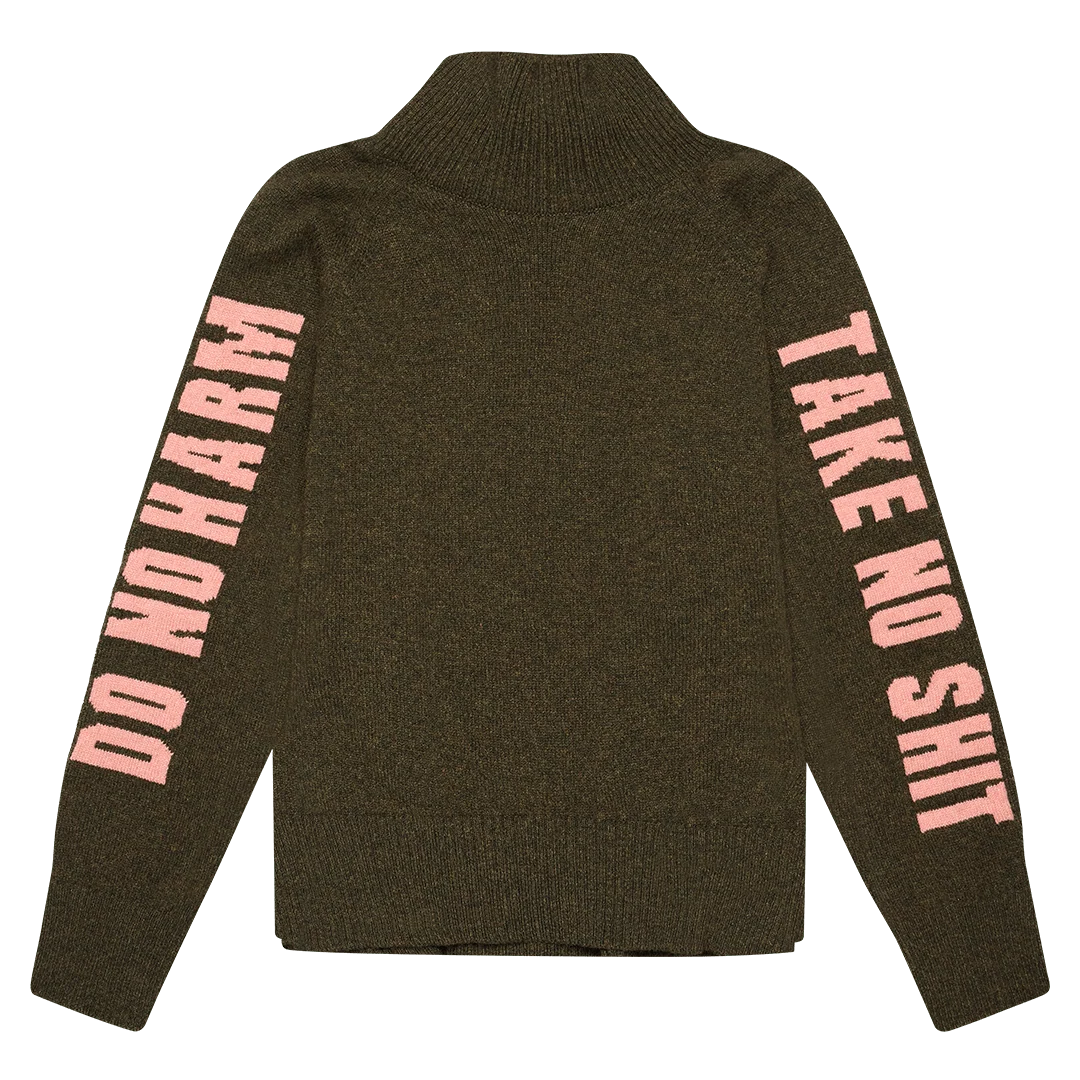 Black & Beech Do No Harm Take No Shit Sweater