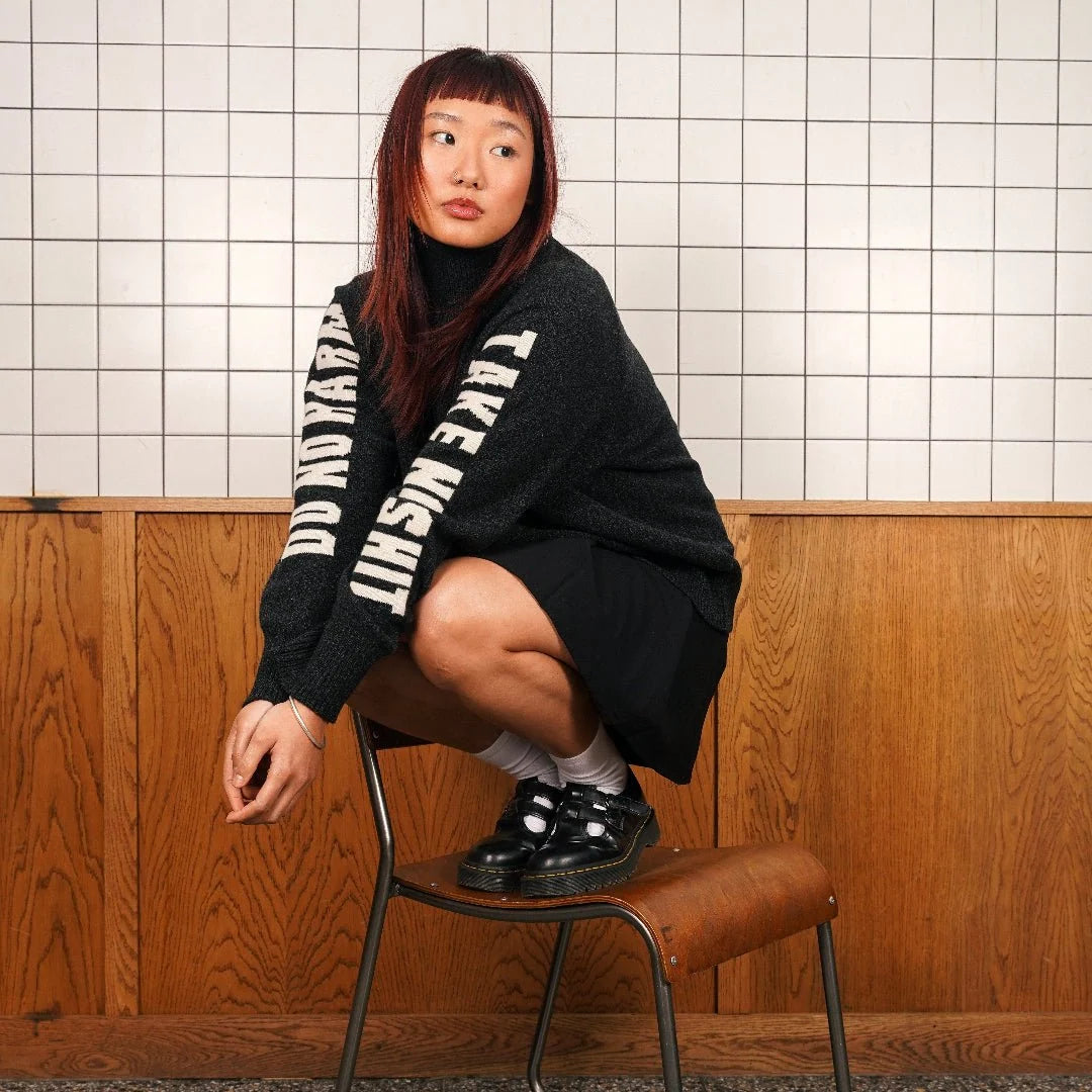 Black & Beech Do No Harm Take No Shit Sweater