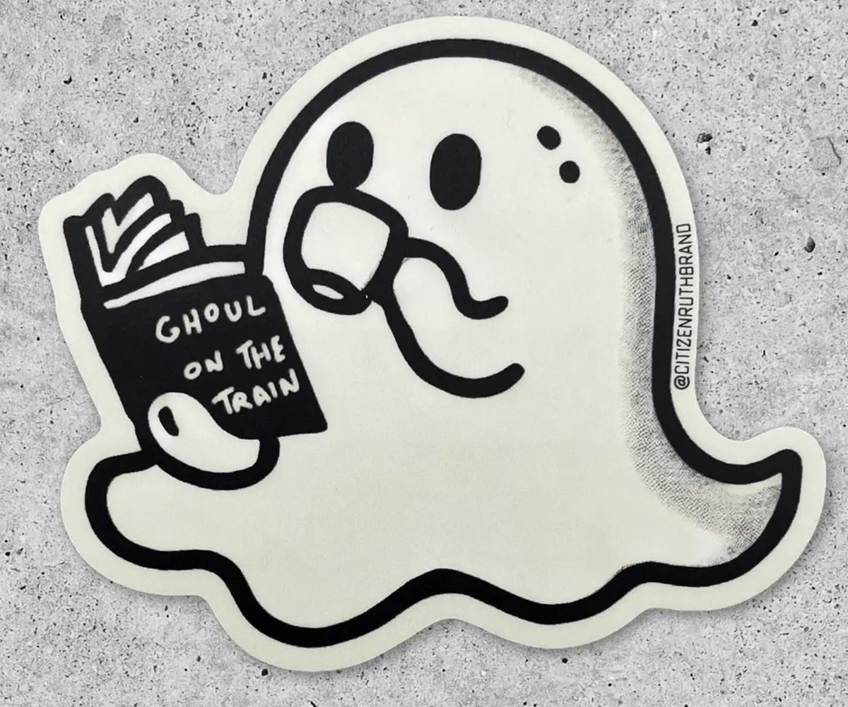 Citizen Ruth Reading Ghosty Sticker
