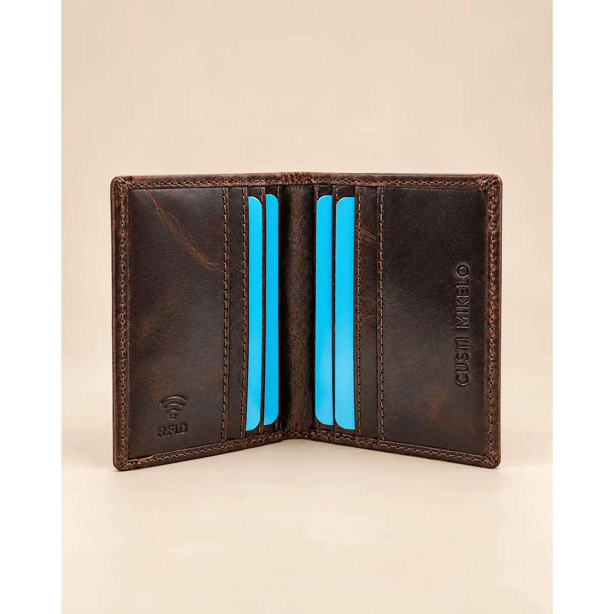 Custi Mikelo Leather Cardholder / Wallet