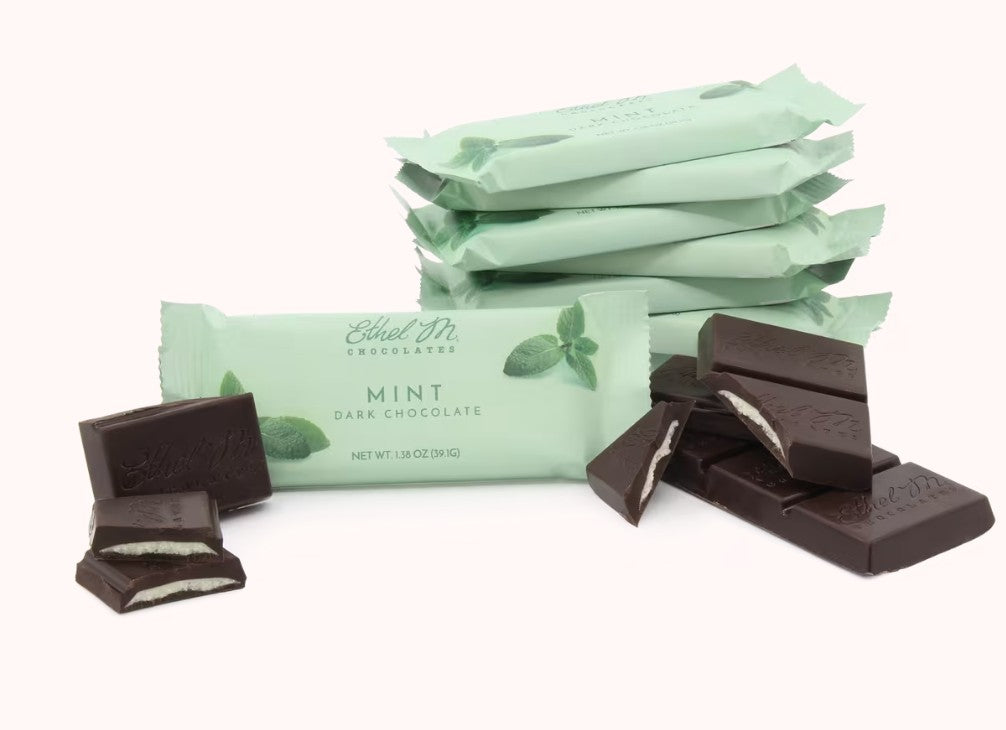Ethel M Dark Mint Chocolate Bar