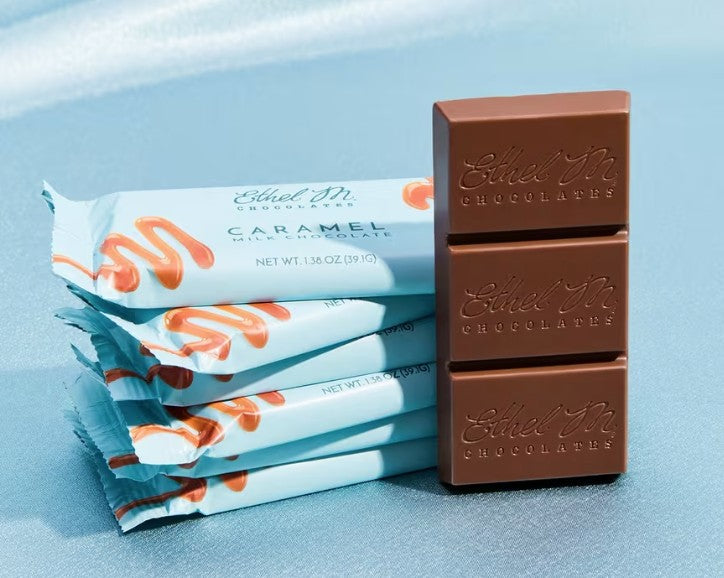 Ethel M  Milk Carmel Chocolate Bar