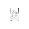 Fishs Eddy Bless Your Heart Shot Glass
