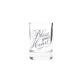 Fishs Eddy Bless Your Heart Shot Glass