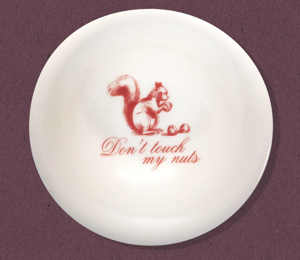 Fishs Eddy Don't Touch My Nuts Bowl