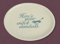 Fishs Eddy Here's Your Snack Dumbass Tray
