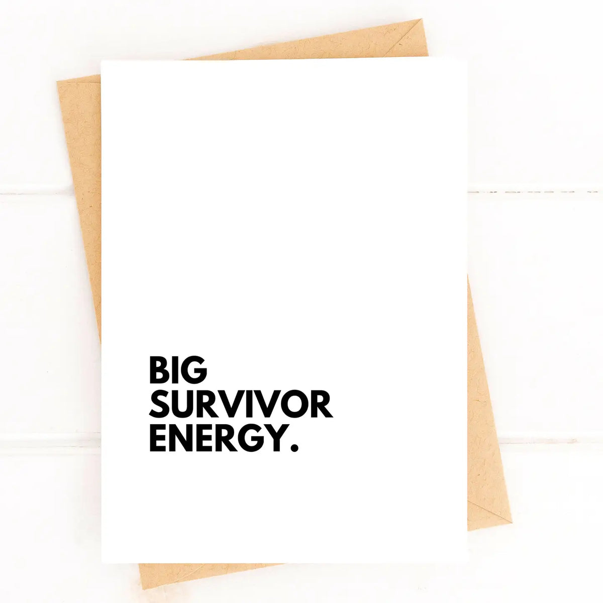 Five Dot Post Big Survivor Energy Card