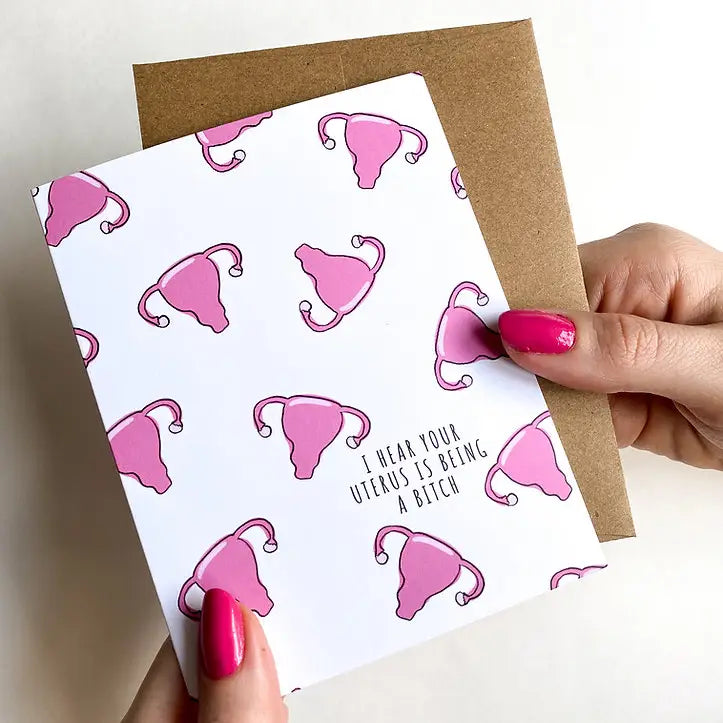Five Dot Post I Hear Your Uterus Card