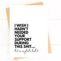 Five Dot Post Thank You for Support System I Wish...