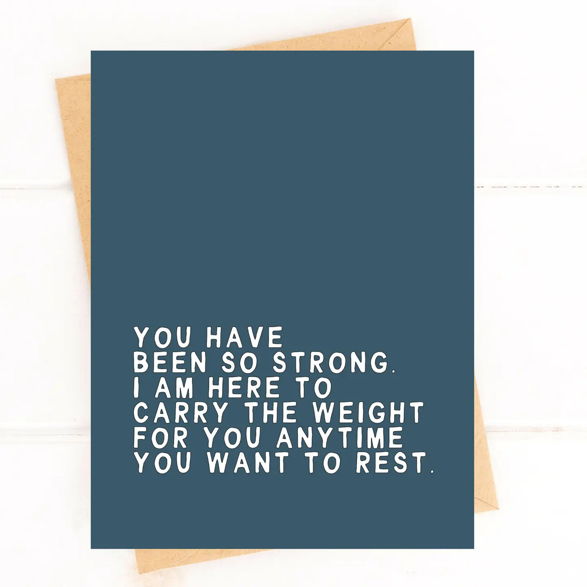 Five Dot Post You Have Been So Strong Card