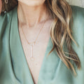 Freshie & Zero MODO Line and Circle Pendant Necklace