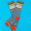 Gumball Poodle Badass Grandpa Socks