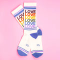 Gumball Poodle Love Rainbow Socks