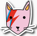 Harmony Art Shop David Meowie Sticker