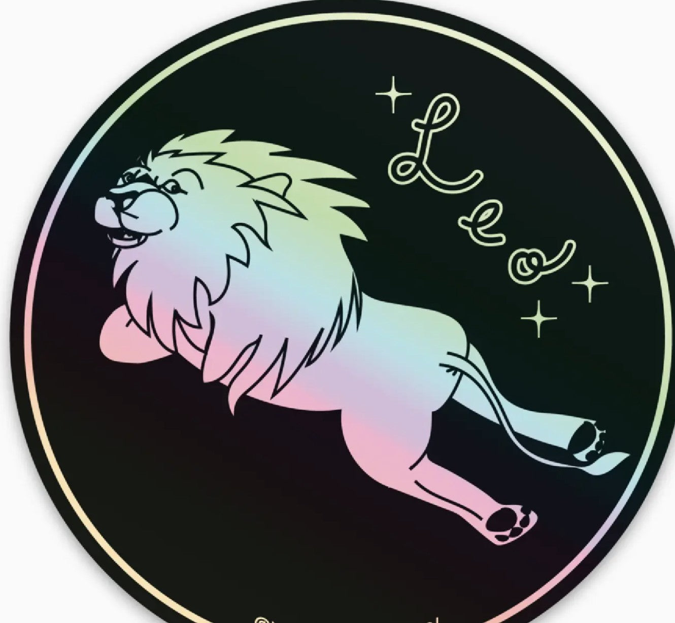 Harmony Art Shop Leo Sticker