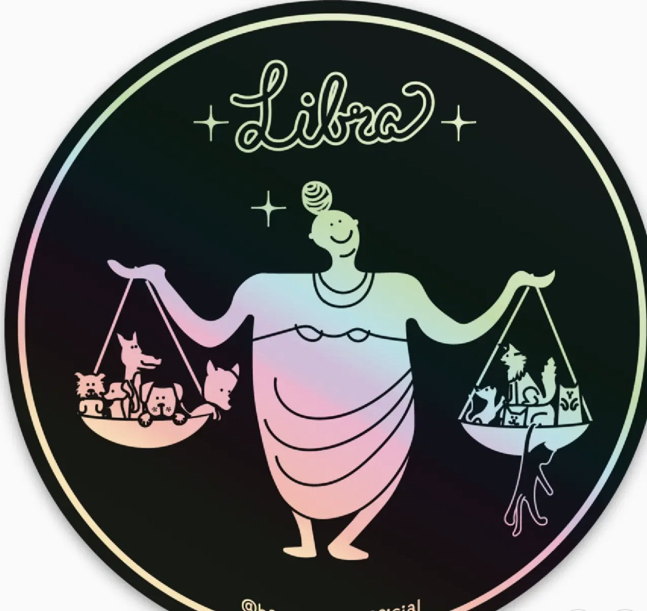 Harmony Art Shop Libra Sticker