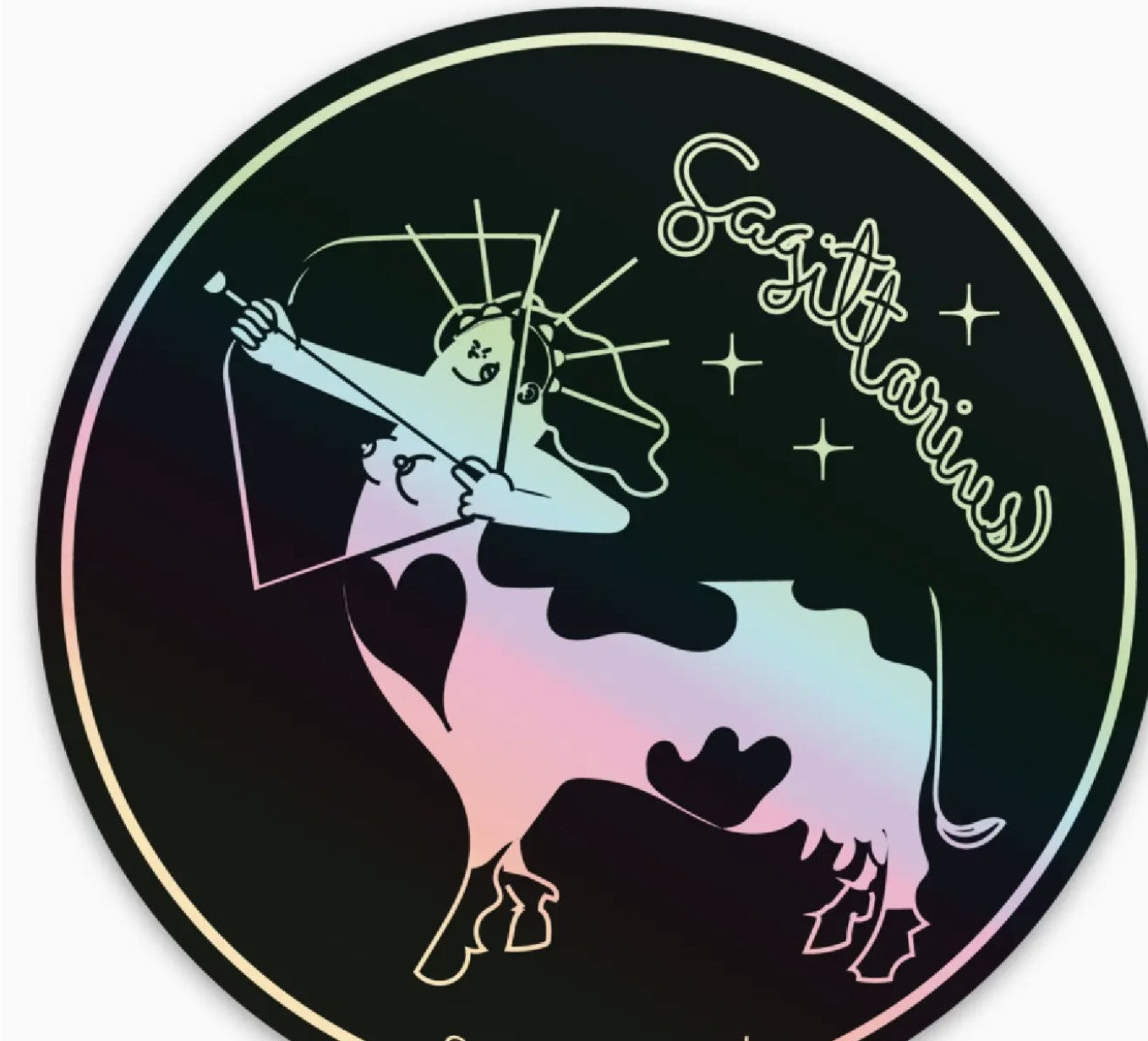 Harmony Art Shop Sagittarius Sticker