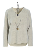 Henriette Steffensen Blouse and X Necklace