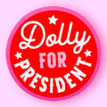 Hissin Kitten Dolly for President Sticker