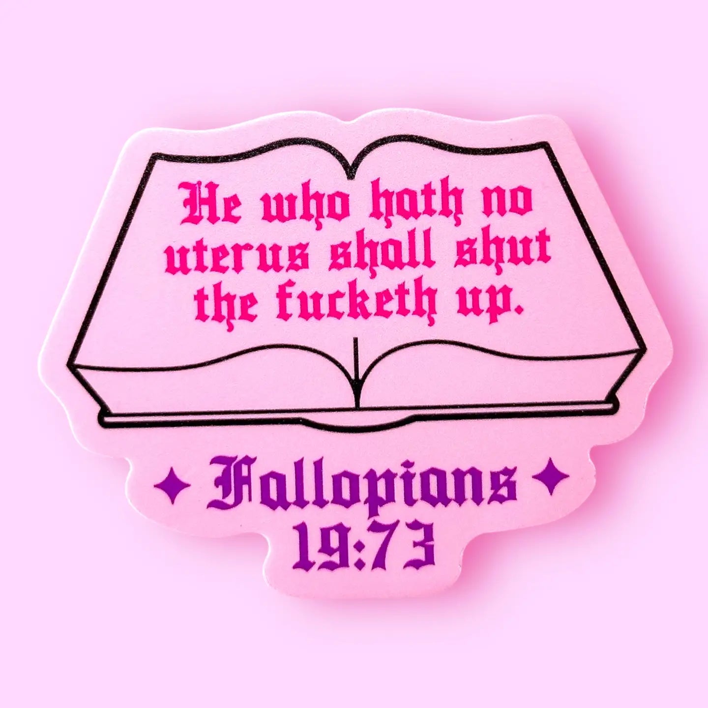 Hissin Kitten Fallopians Sticker