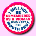 Hissin Kitten I Will Not Be Remembered Pin