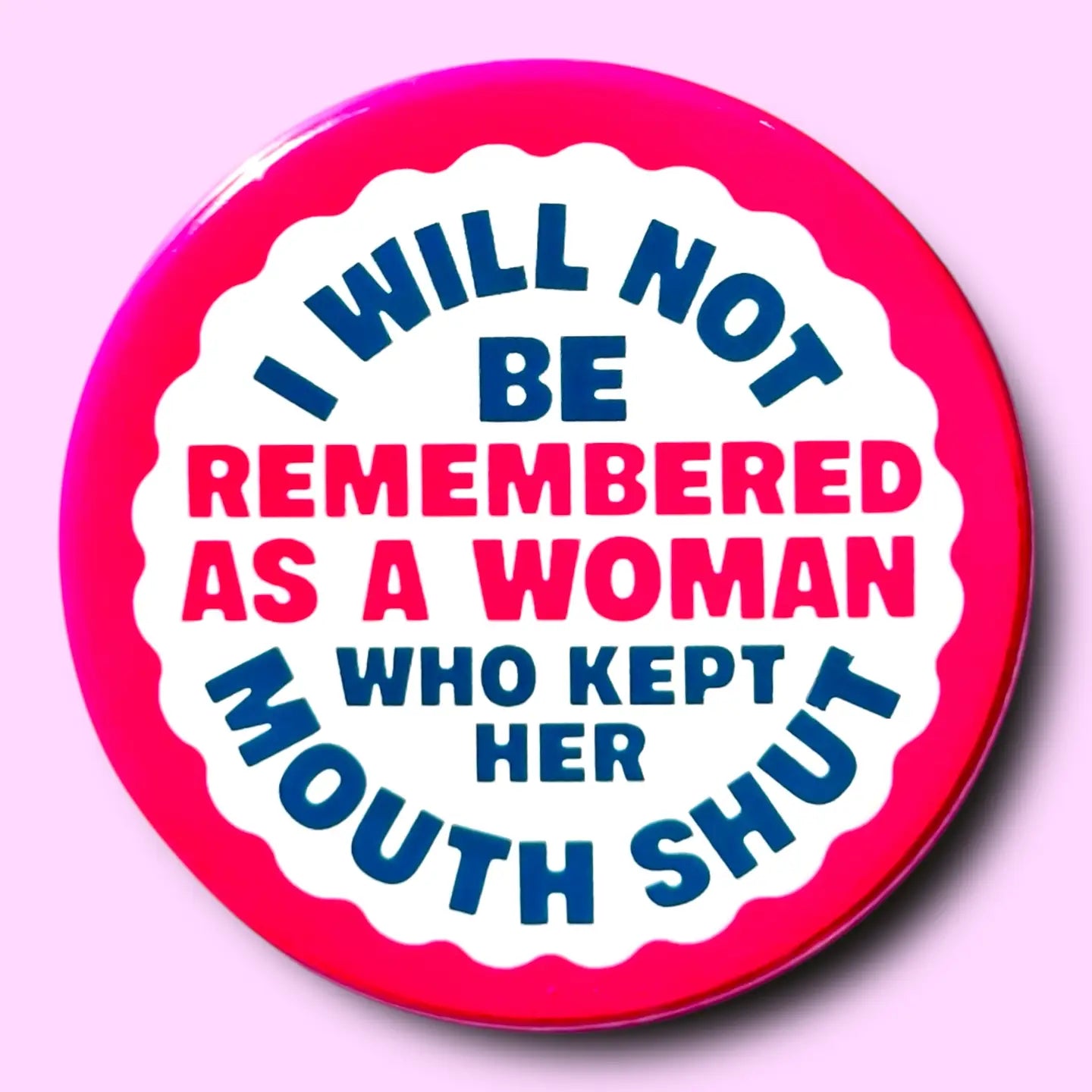 Hissin Kitten I Will Not Be Remembered Pin