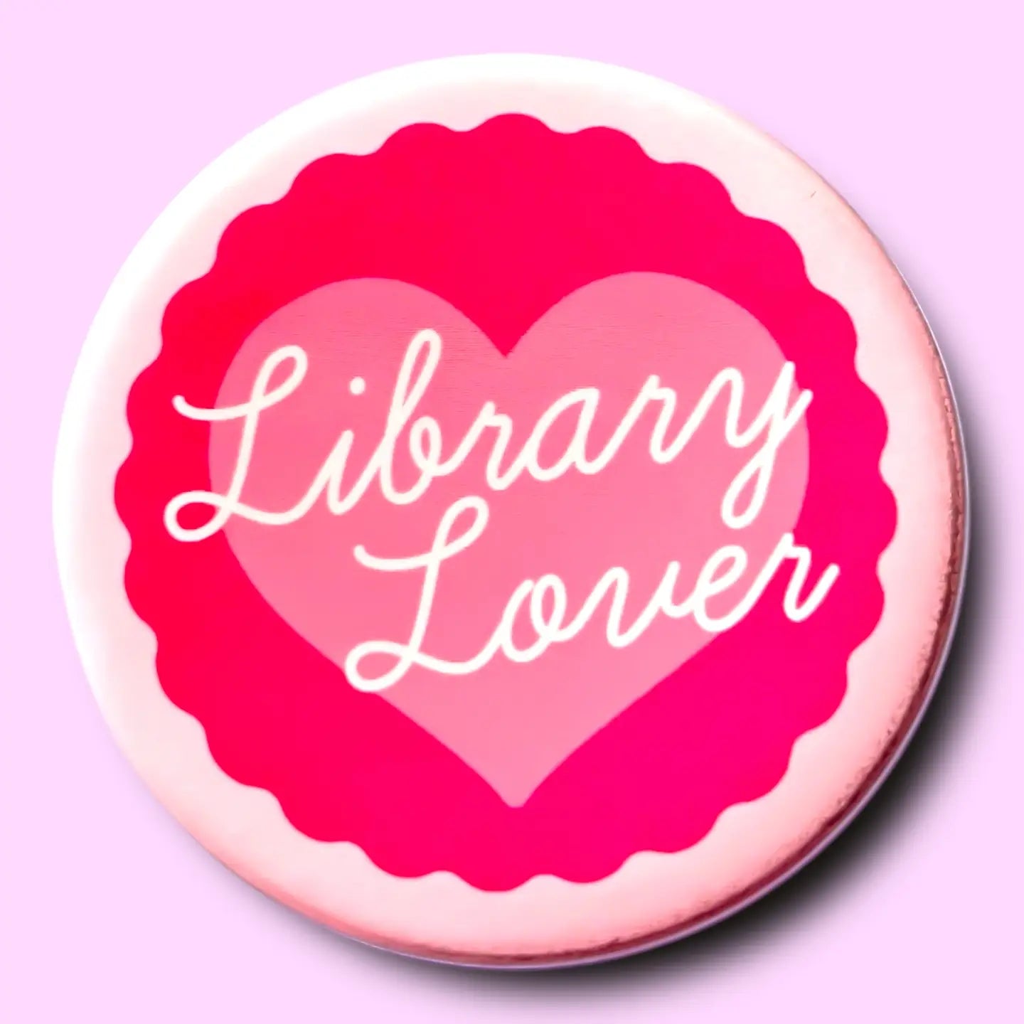 Hissin Kitten Library Lover Pin