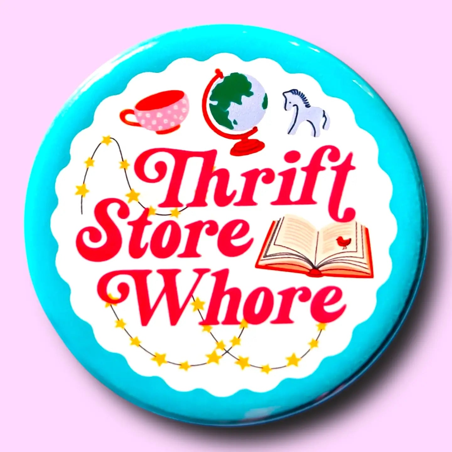 Hissin Kitten Thrift Store Whore Pin