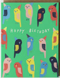 Honeyberry Budgie Parakeet Birthday Card