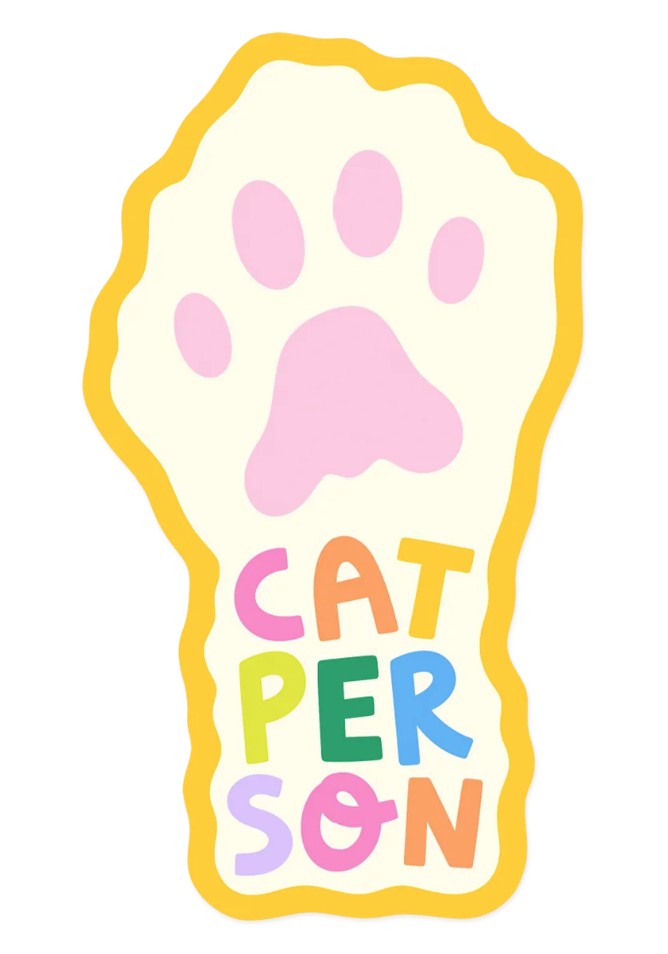Kands.co Cat Person Sticker