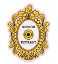 Kands.co Press for Restraint Sticker