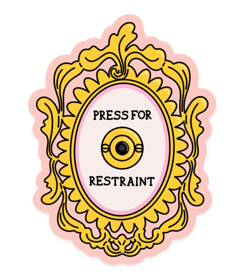Kands.co Press for Restraint Sticker