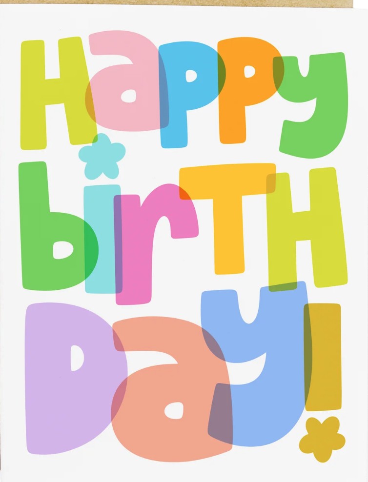 Kands.co Rainbow Birthday Card