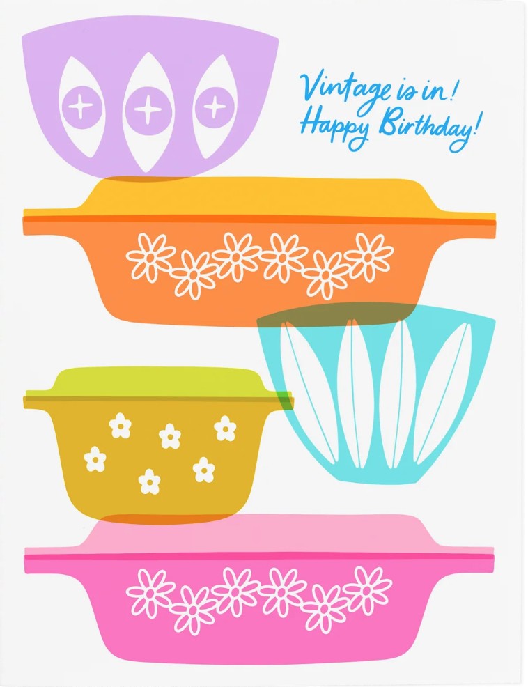 Kands.co Vintage is In Birthday Card
