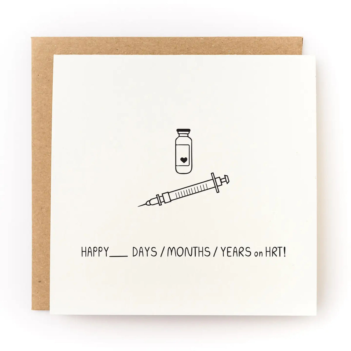 Kwohtations Happy X on HRT Card