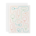 Line and Kind Maze Balloons Card