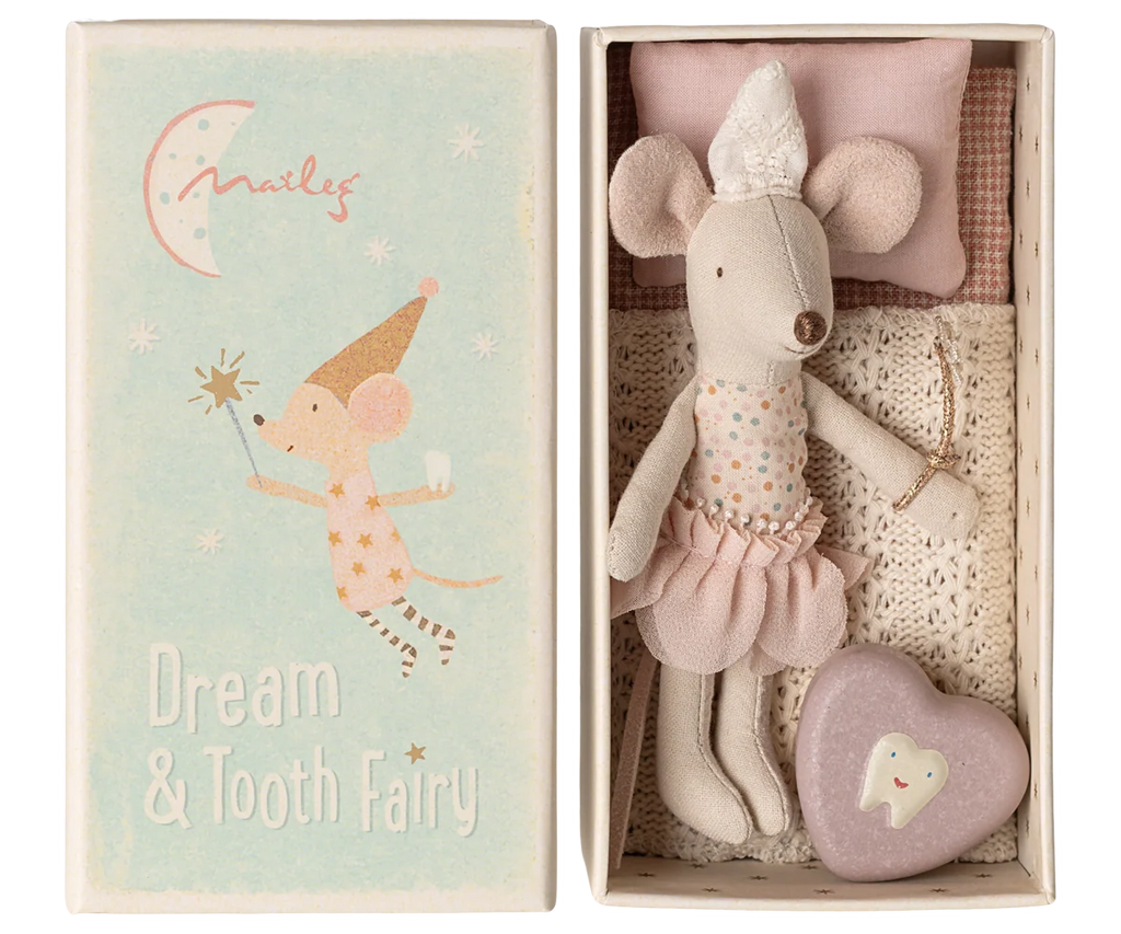 Maileg Tooth Fairy Mouse in Matchbox