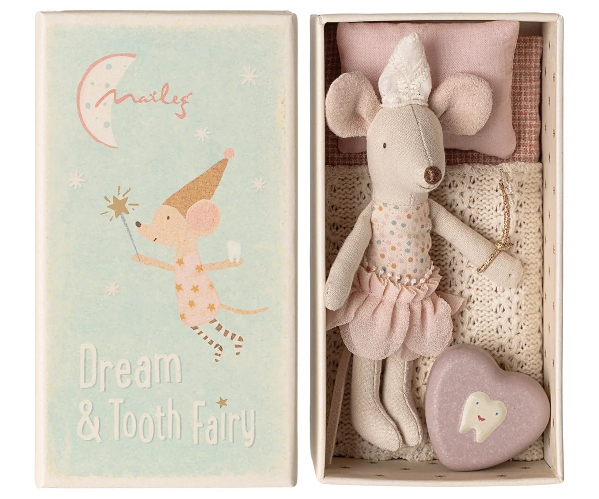 Maileg Tooth Fairy Mouse in Matchbox