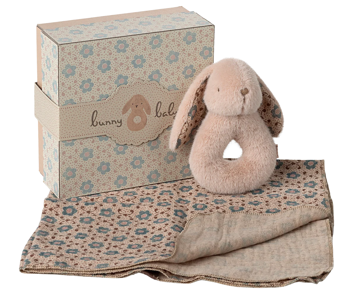 Maileg Baby Rattle Set - Powder