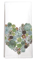Mary Lake Thompson Succulent Heart Towel